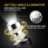 360 градусів світло світлодіоди 4014 SMD HD проекторна лінза потужне фокусування червоне LED світло 3157 P27 7W