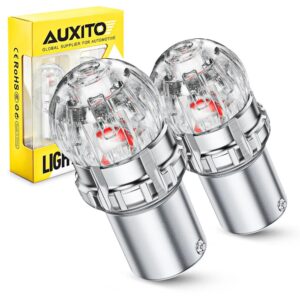 LED автолампи Auxito SN1 BA15S, P21W, червоні, Canbus