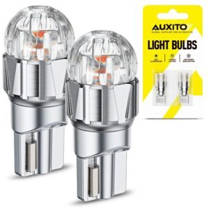 LED автолампи Auxito SN1 T10 W5W 168, оранжеві, Canbus