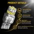 Характеристики світлодіодної автолампи AUXITO T20 7443 W21/5W білого світла з Canbus