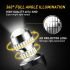 360 градусів світло світлодіоди 4014 SMD HD проекторна лінза потужне фокусування червоне LED світло 3157 P27 7W